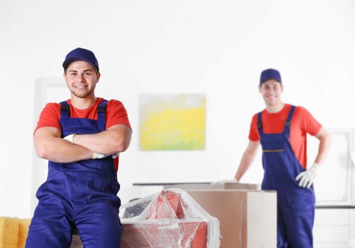 Professional furniture removal team in Storage Barnes