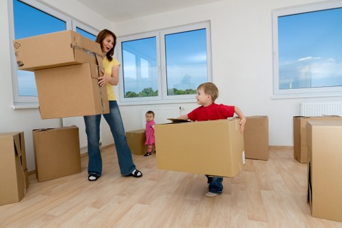 Expert team packing items carefully
