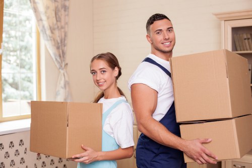 Man with Van providing packing assistance
