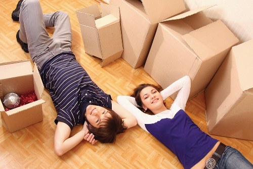 Well-organized moving truck storage space in Barnes